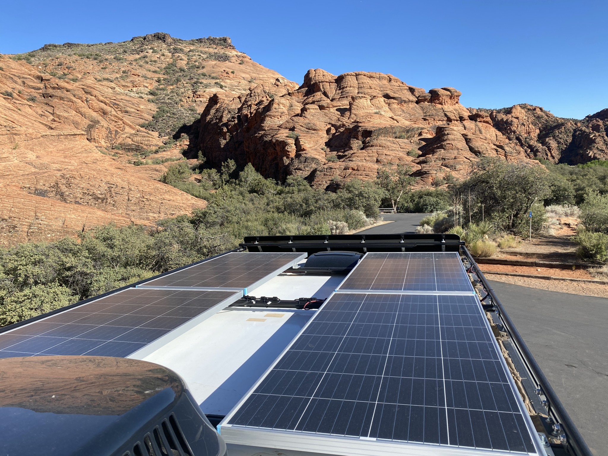 RV Solar Panel Installation in Tucson, AZ 1 By 1 Roof